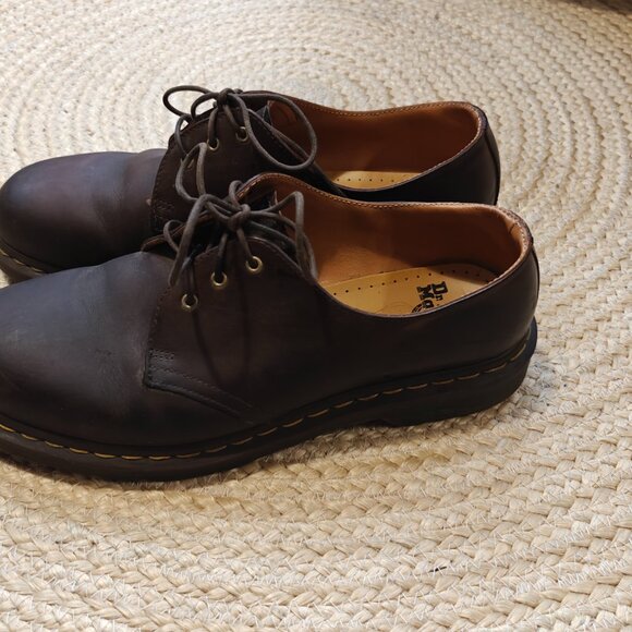 Dr Martens 1461 Brown Leather Oxfords Size US11 - Picture 3 of 9